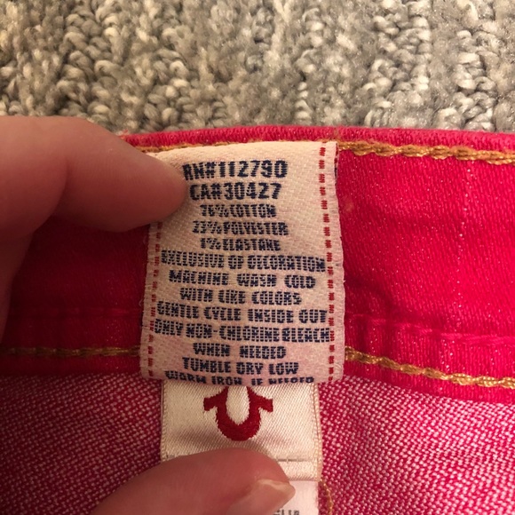 True Religion Pink/Magenta Skinny Jeans - Picture 4 of 10